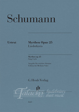 Myrthen op. 25 - Song Cycle - for Medium Voice